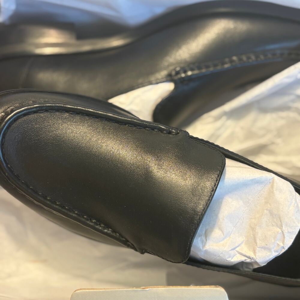 Everlane Modern Loafer 8 NWT Black Leather Flats Academia 90s Y2K Prep - Picture 7 of 8